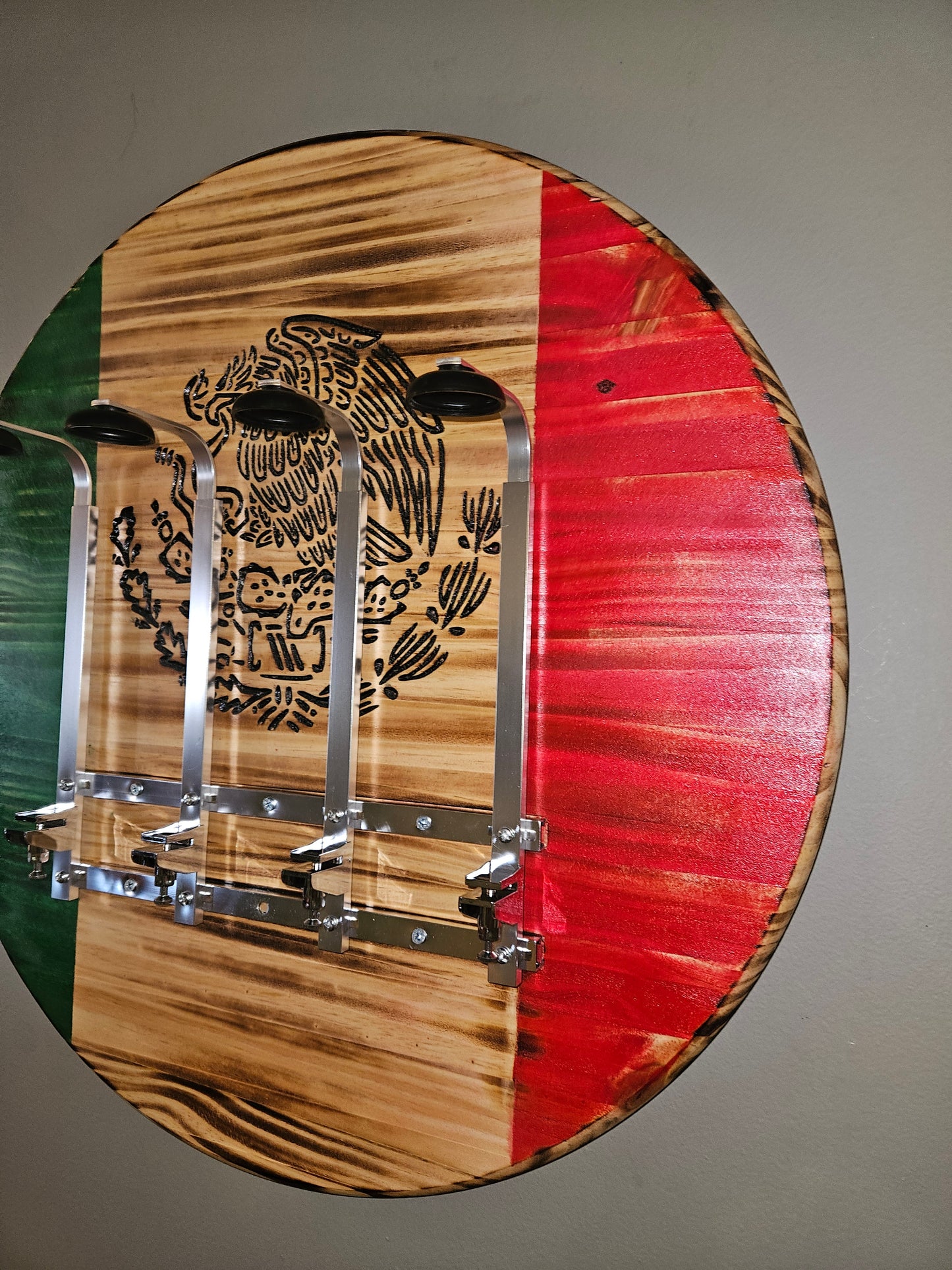 24" Mexico Flag Liquor Dispenser